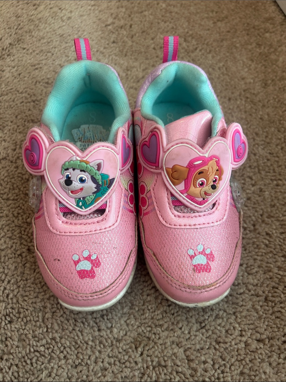Girls Paw Patrol Light-Up Sneakers